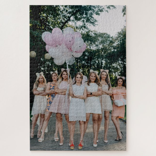 Puzzle Bride's Besties Mariage Bridesmaids do-it-yourself (Vertical)