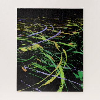 Puzzle Bright Abstract Waves