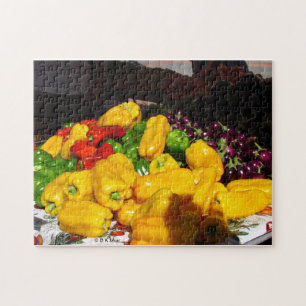 Puzzle - Bright Coloured Peppers