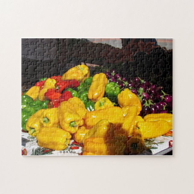 Puzzle - Bright Coloured Peppers (Horizontal)
