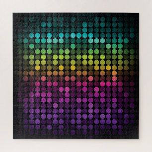 Puzzle Bright Multicolor Vintage Art Abstrait