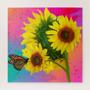 Puzzle Bright Sunflowers