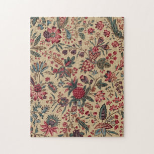 Puzzle Broderie Florale Ancienne de Décoration d'Ameublem