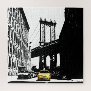 Puzzle Brooklyn New York City Nyc Taxi jaune