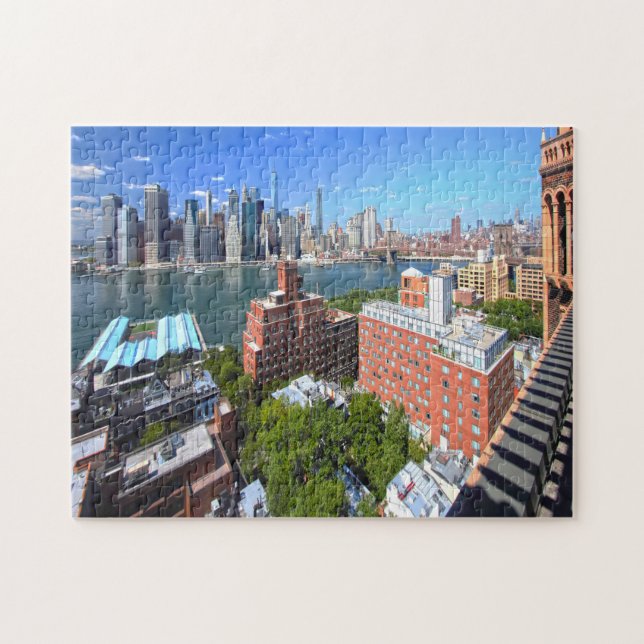 Puzzle Brooklyn Skyline. (Horizontal)