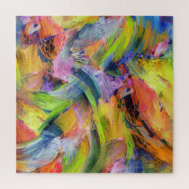 Puzzle Brosses couleur en jaune (Vertical)