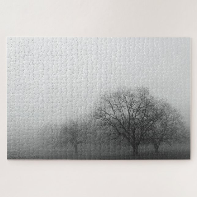 Puzzle Brouillard dans le pays de Texas Hill (Horizontal)