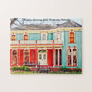 Puzzle Brownville Nebraska.Joyeux Noël