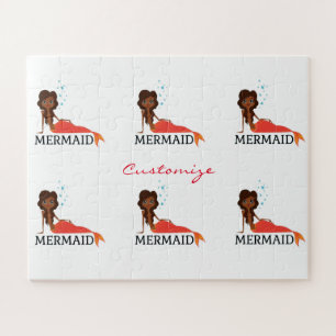 Puzzle Brunette sirène tonnerre-anse