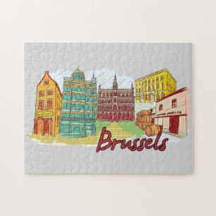 Puzzle Brussels Travel