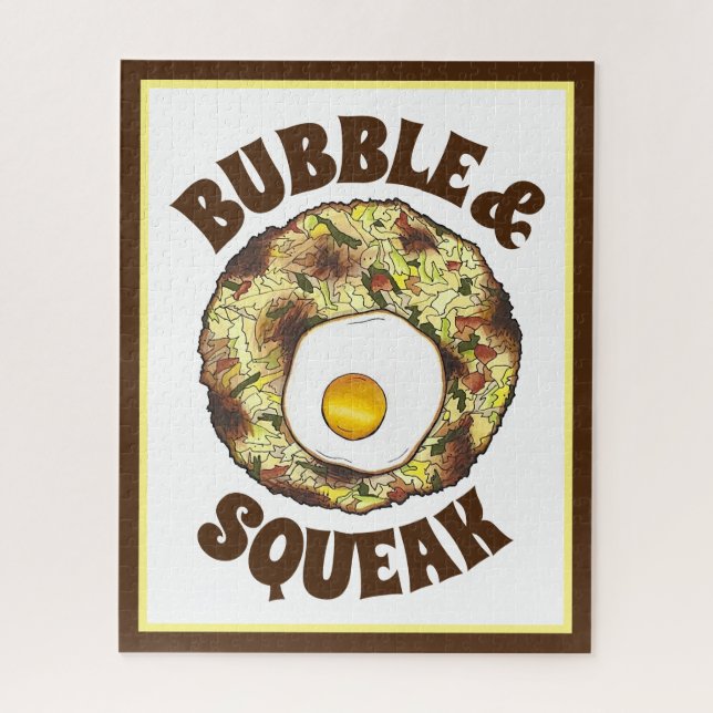 Puzzle Bubble et Squeak Brunch Royaume-Uni Cuisine alimen (Vertical)