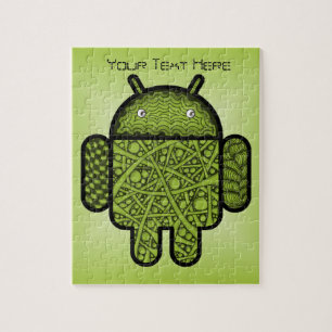 Puzzle Bubbles Doodle Character pour le robot Android™