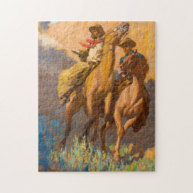 Puzzle Buck Peters, Ranchman par Maynard Dixon (Vertical)