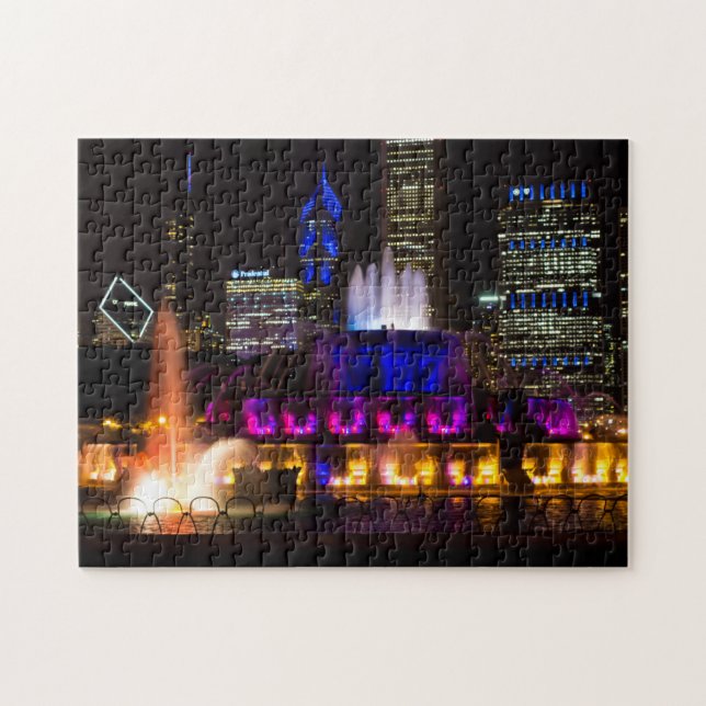 Puzzle Buckingham Fountain Chicago (Horizontal)