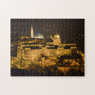 Puzzle Budapest, Royal Palace (château de Buda) la nuit