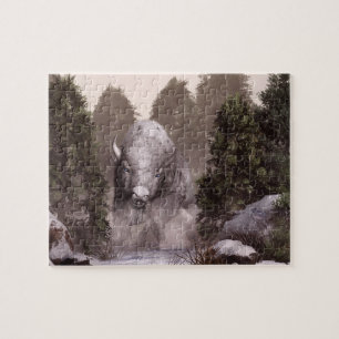 Puzzle Buffalo blanc