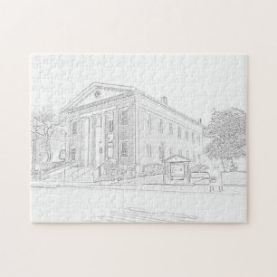 Puzzle - Building to Color