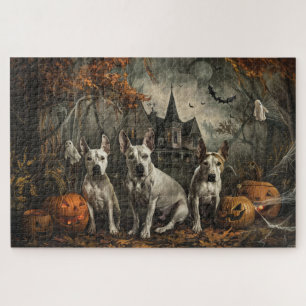 Puzzle Bull Terrier Halloween Night Doggy Délice