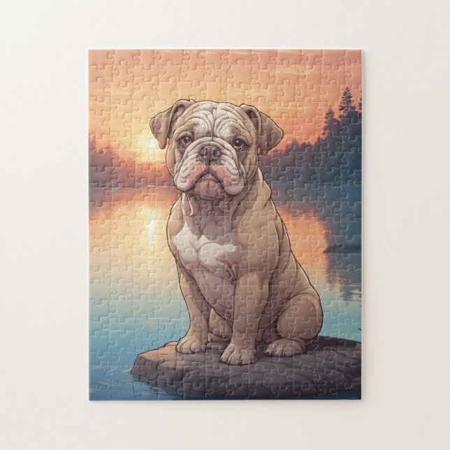 Puzzle Bulldog (Vertical)