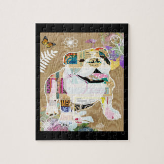 Puzzle Bulldog Collage