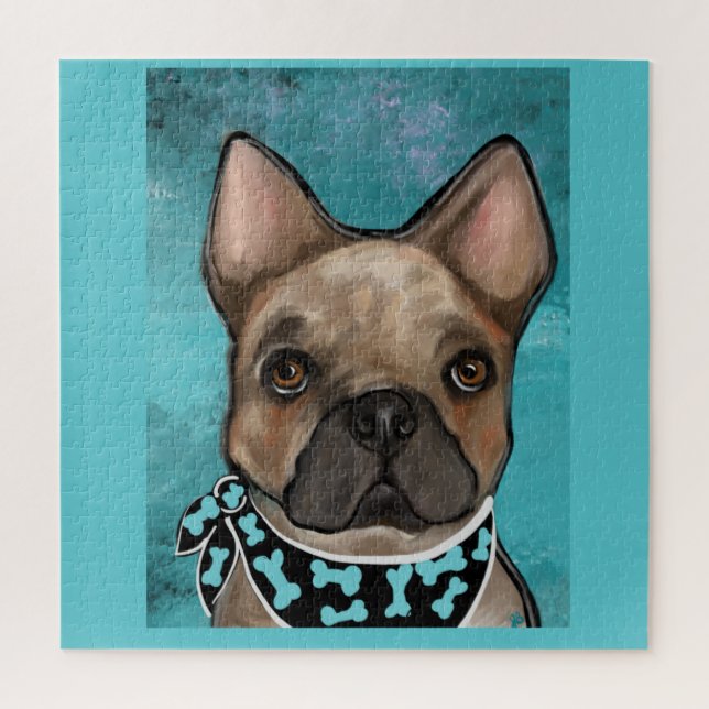 PUZZLE BULLDOG FRANÇAIS (Vertical)