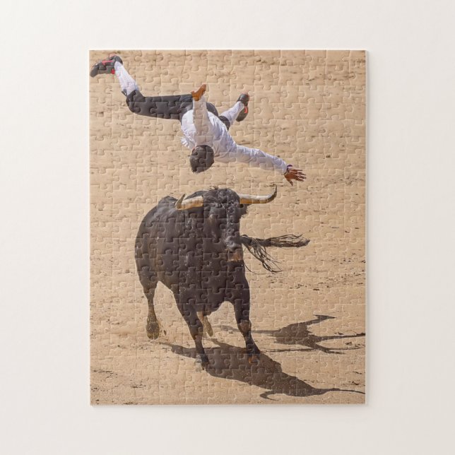 Puzzle Bullfighter Madrid. (Vertical)
