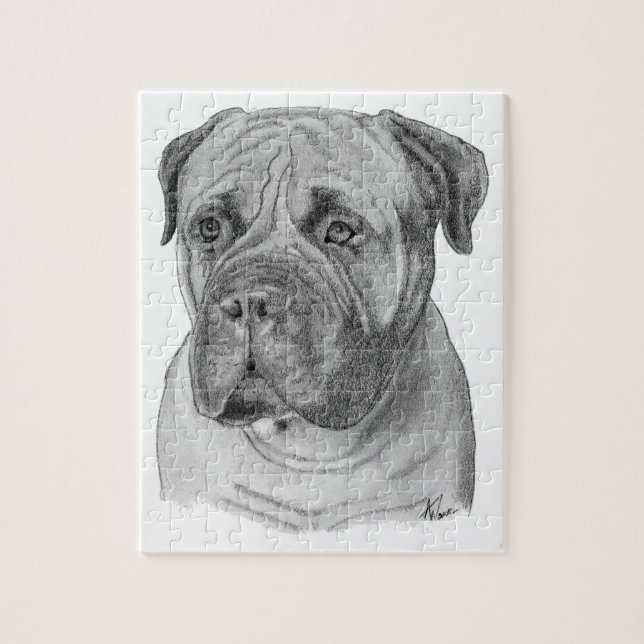 Puzzle Bullmastiff (Vertical)