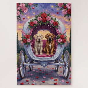 Puzzle Bullmastiff Saint-Valentin