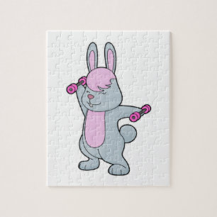 Puzzle Bunny Fitness Dumbbell