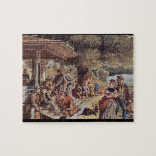 Puzzle Bureau de poste rural ', Thomas_Art de l'Amérique