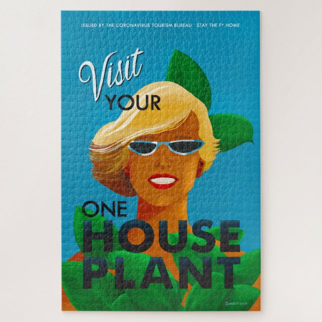 Puzzle Bureau du tourisme de Coronavirus Plante (Vertical)