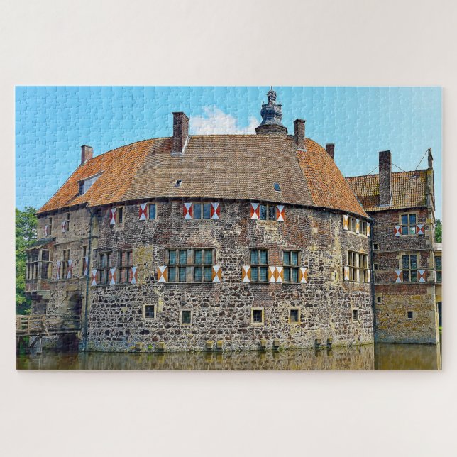 Puzzle Burg Vischering Castle Allemagne. (Horizontal)