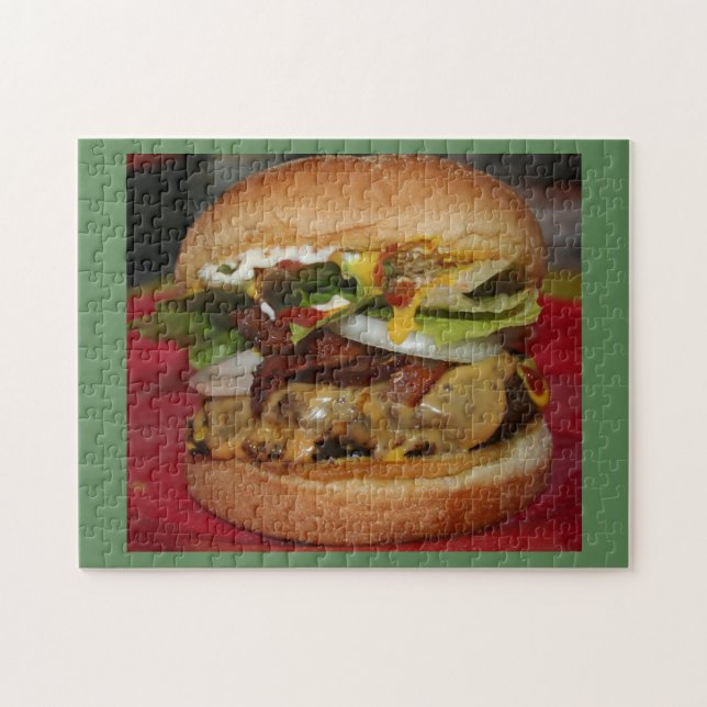 Puzzle Burger au bacon de Big Bob (Horizontal)