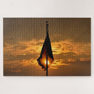 Puzzle Burning Sky Sunset - 20x30 - 1014 pcs.