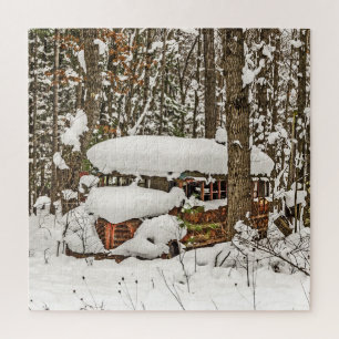 Puzzle Bus scolaire garé - 676 pièce
