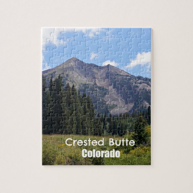 Puzzle Butte au pilon, Colorado (Vertical)