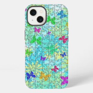 Puzzle Butterflies and Daisies-Colourful by STaylo iPhone 13 Case