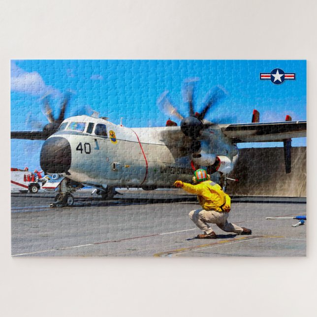 Puzzle C-2A GREYHOUND (20x30 pouces) (Horizontal)