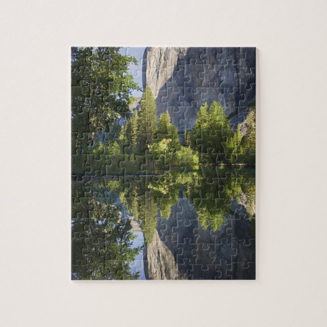 Puzzle CA, Parc national de Yosemite, El Capitan reflété  (Vertical)