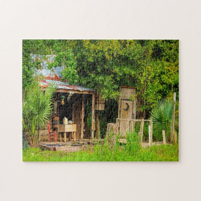 Puzzle Cabine Cajun Louisiane. (Horizontal)