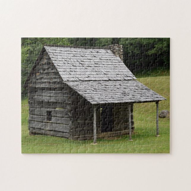 Puzzle Cabine DE JOURNAL HISTORIQUE DANS LES BOIS JIGSAW  (Horizontal)