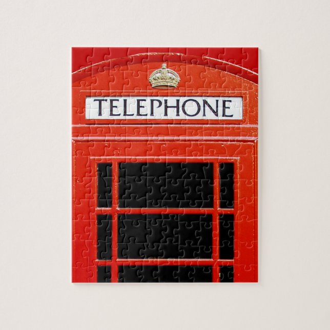 Puzzle Cabine téléphonique vintage (Vertical)