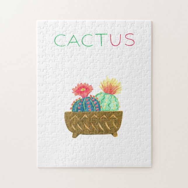 Puzzle Cactus (Vertical)