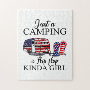 Puzzle Cadeau Camper Juste Un Camping Et Kinda Girl Xma