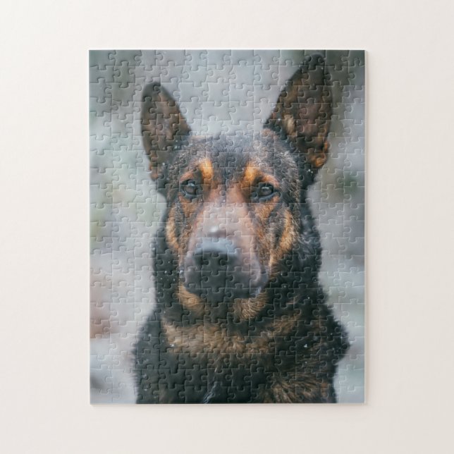 Puzzle Cadeau de conception de chien populaire (Vertical)