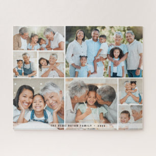 Puzzle Cadeau de famille audacieux Simple Modern pour 8 p