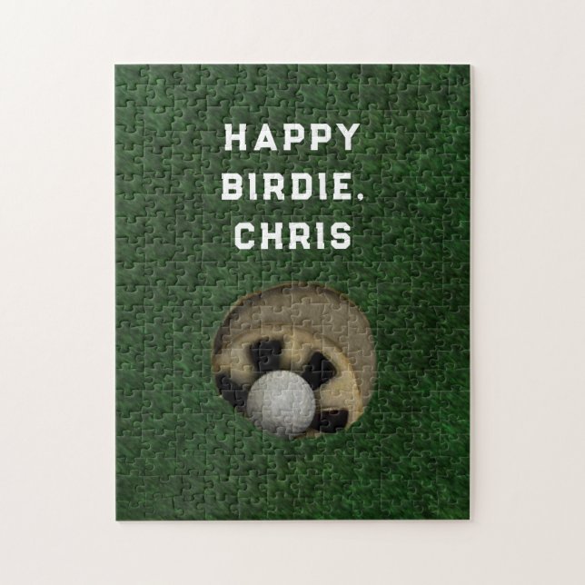 Puzzle Cadeau de golf personnalisé (Vertical)