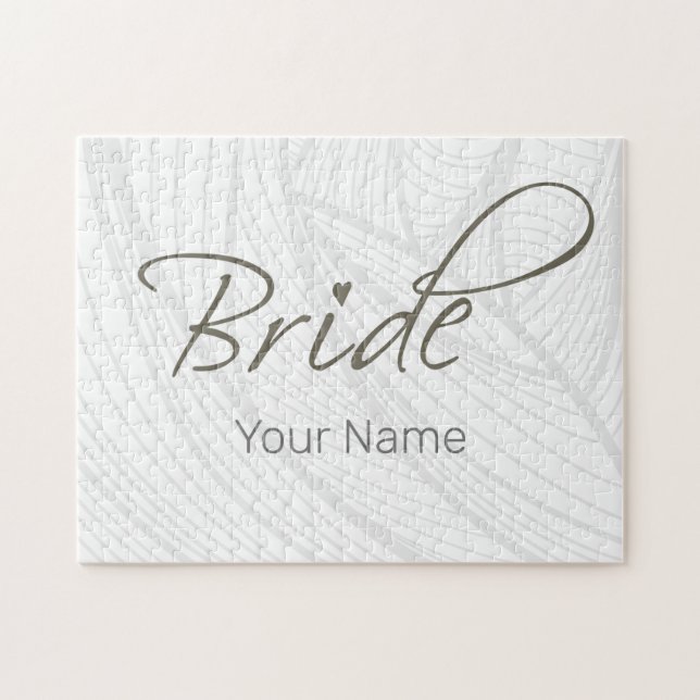 Puzzle Cadeau de Mariage Enterrement de Vie de Jeune Fill (Horizontal)