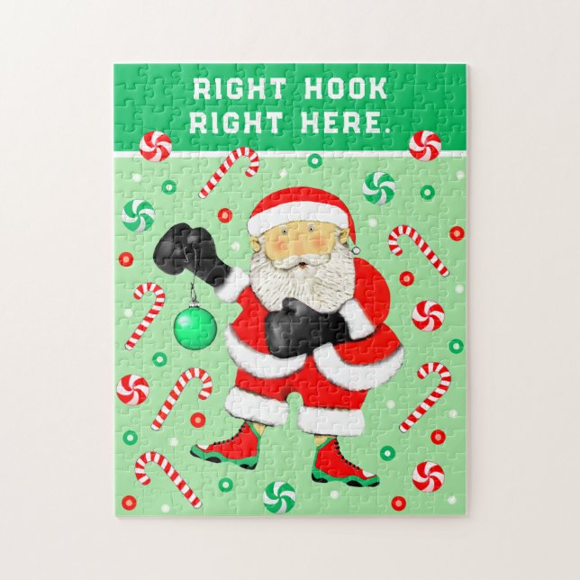 Puzzle Cadeau de Noël de boxe (Vertical)