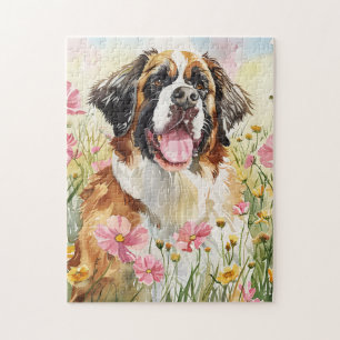 Puzzle – Cadeau de puzzle du chien Saint-Bernard